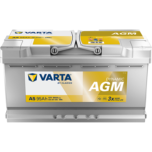 12 VOLT 95 AMPER VARTA AGM AKÜ (START-STOP)